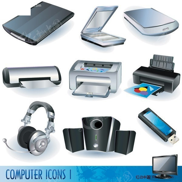 免費(fèi)辦公設(shè)備與化妝品EPS素材下載指南 紅動網(wǎng)資源推薦